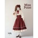 Miss Point Rose Doll 3.0 Check High Waist Corset Skirt(Reservation/Full Payment Without Shipping)